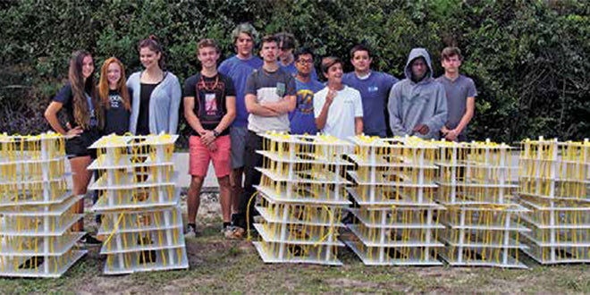 MIA Students Build Mini Reefs – Build it and the fish will come
